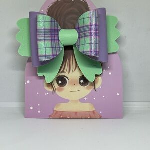 Spring Hair Bow Lot Faux Leather